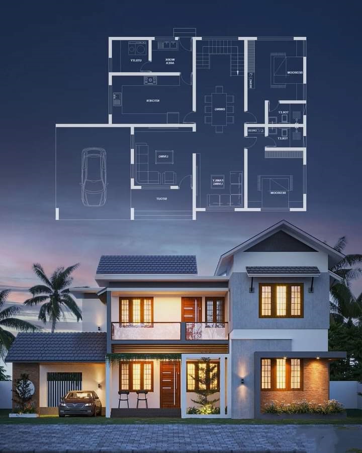 Row house design Pimple Saudagar architects pune