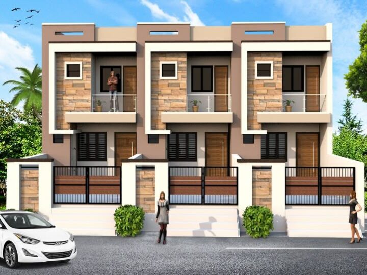 Sustainable Row house architects